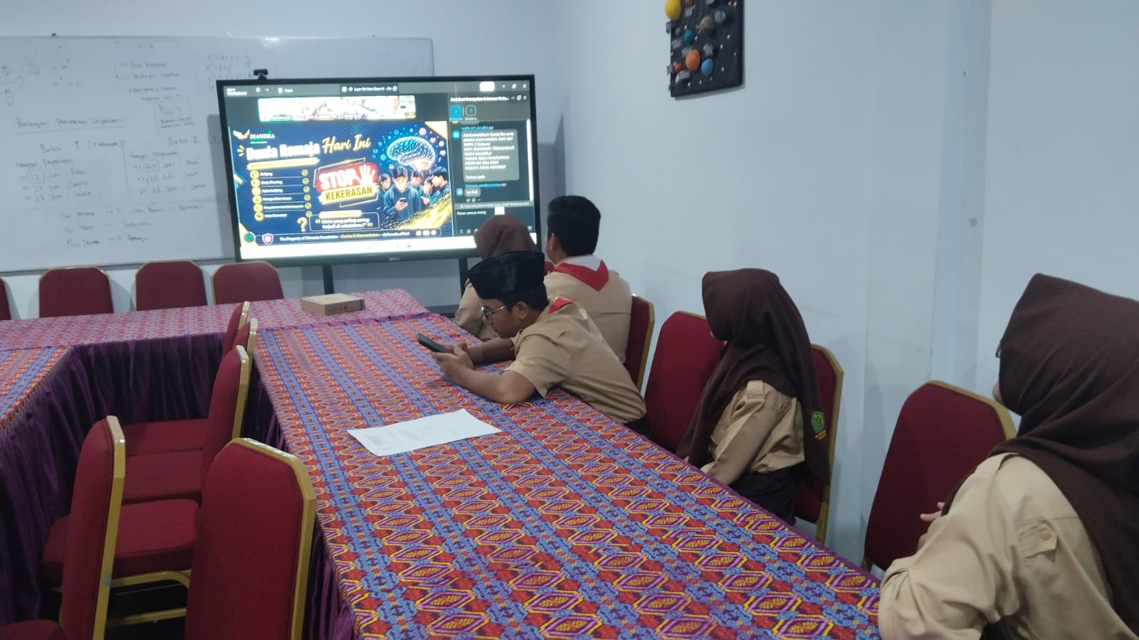 OSIS MTsN 29 Jakarta Ikuti Sosialisasi Pencegahan Kekerasan terhadap Perempuan