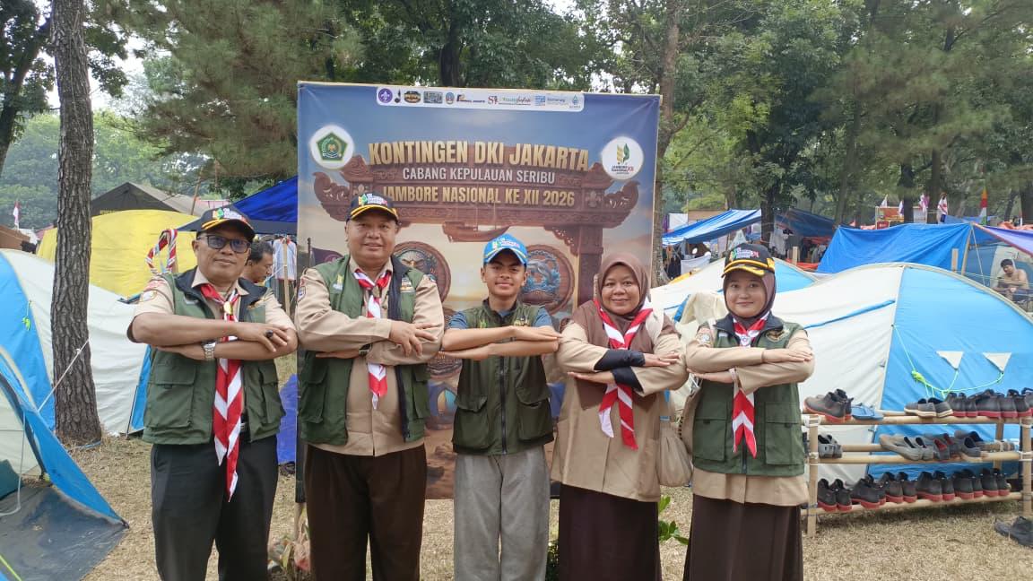 Siswa MTsN 29 Jakarta Timur Ikuti Jambore Nasional ke-XII di Buperta Cibubur
